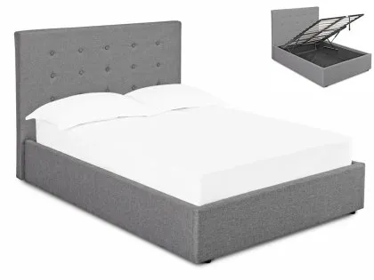 LPD Lucca Grey Fabric Ottoman Bed Frame LPD Lucca Grey Fabric Ottoman Bed Frame