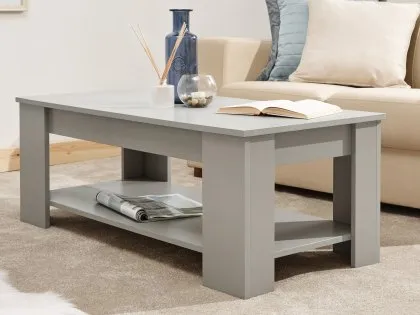 GFW Arvika Grey Lift Up Coffee Table GFW Arvika Grey Lift Up Coffee Table