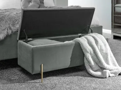 GFW Mystica Grey Ottoman Storage Bench GFW Mystica Grey Ottoman Storage Bench