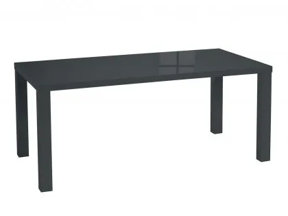 LPD Monroe Puro 120cm Black High Gloss Dining Table LPD Monroe Puro 120cm Black High Gloss Dining Table