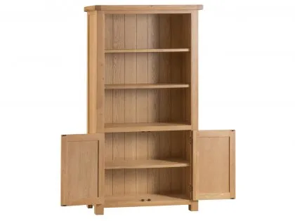 Kenmore Waverley Oak 2 Door Large Bookcase (Assembled)