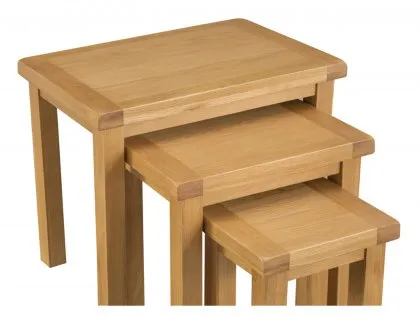 Kenmore Waverley Oak Nest of 3 Tables