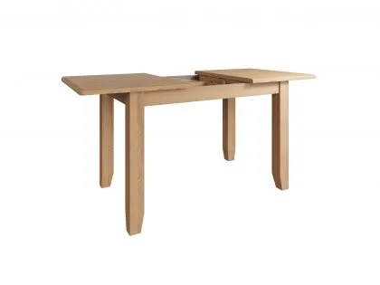 Kenmore Dakota 120cm Oak Butterfly Extending Dining Table (Flat Packed)