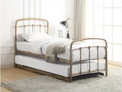 Flintshire Mostyn Antique Bronze Metal Guest Bed Frame Flintshire Mostyn Antique Bronze Metal Guest Bed Frame