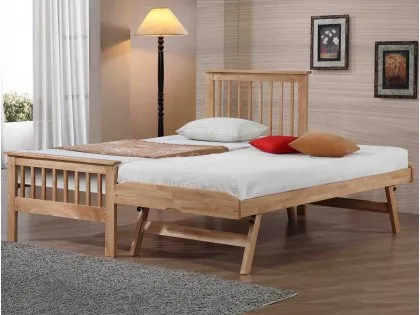 Flintshire Pentre Oak Wooden Guest Bed Frame Flintshire Pentre Oak Wooden Guest Bed Frame
