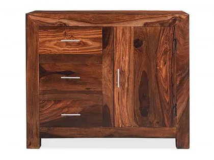 Archers Santa Clara 1 Door 3 Drawer Acacia Compact Wooden Sideboard (Assembled) Archers Santa Clara 1 Door 3 Drawer Acacia Compact Wooden Sideboard (Assembled)