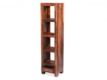 Archers Santa Clara 1 Drawer Acacia Tall Narrow Wooden Bookcase (Assembled) Archers Santa Clara 1 Drawer Acacia Tall Narrow Wooden Bookcase (Assembled)