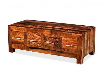 Archers Santa Clara 4 Drawer Acacia Wooden Coffee Table (Assembled) Archers Santa Clara 4 Drawer Acacia Wooden Coffee Table (Assembled)
