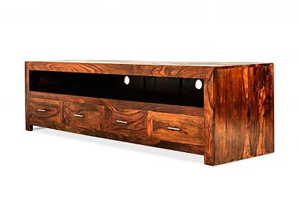 Archers Santa Clara 4 Drawer Acacia Wooden Long TV Cabinet (Assembled) Archers Santa Clara 4 Drawer Acacia Wooden Long TV Cabinet (Assembled)