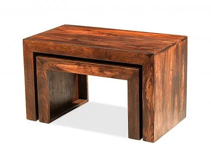 Archers Santa Clara Acacia Wooden Nest of Tables (Assembled) Archers Santa Clara Acacia Wooden Nest of Tables (Assembled)