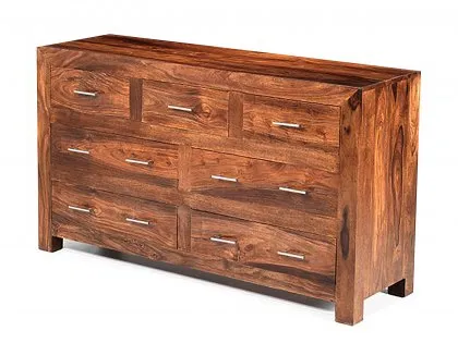 Archers Santa Clara 4+3 Drawer Acacia Wooden Chest of Drawers (Assembled) Archers Santa Clara 4+3 Drawer Acacia Wooden Chest of Drawers (Assembled)