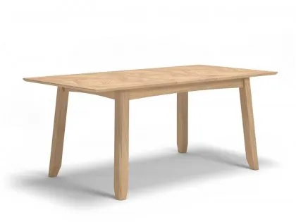 Archers Oslo 140cm Light Oak Butterfly Extending Wooden Dining Table Archers Oslo 140cm Light Oak Butterfly Extending Wooden Dining Table