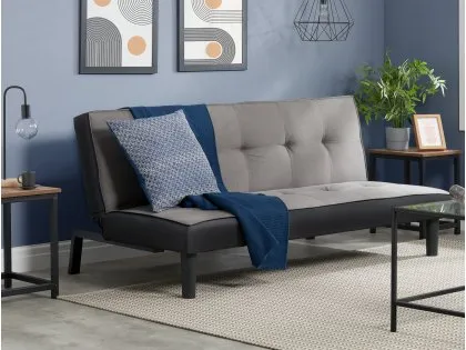 Birlea Aurora Grey Velvet Sofa Bed Birlea Aurora Grey Velvet Sofa Bed