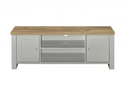 Birlea Highgate Grey and Oak Effect Large TV Unit