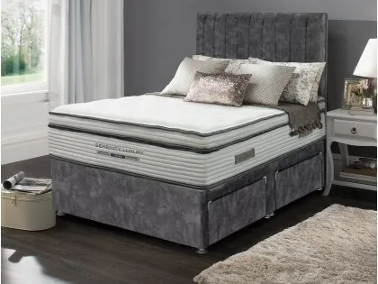 ASC Serenity Luxury Pocket 1000 Boxtop Lunar Divan Bed ASC Serenity Luxury Pocket 1000 Boxtop Lunar Divan Bed