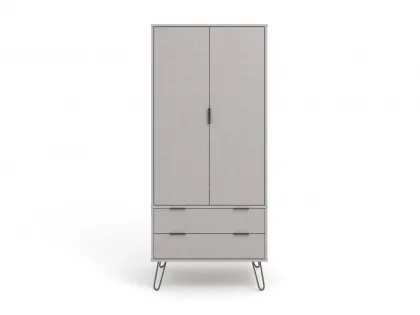 Core Augusta Grey 2 Door 2 Drawer Double Wardrobe