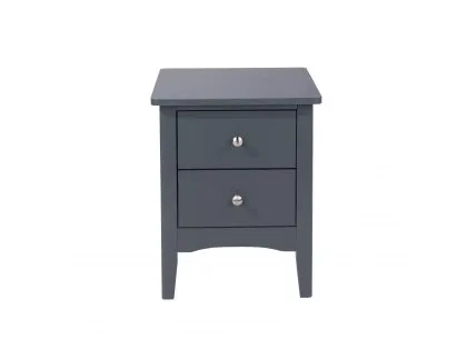 Core Como Midnight Blue 2 Drawer Petite Bedside Table