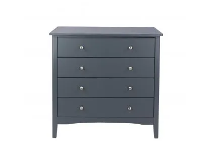 Core Como Midnight Blue 4 Drawer Chest of Drawers