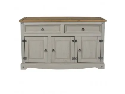 Core Corona Grey and Pine Medium Sideboard