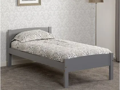 Seconique Amber Grey Wooden Bed Frame Seconique Amber Grey Wooden Bed Frame