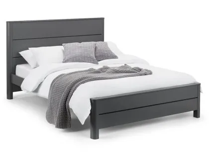 Julian Bowen Chloe 4ft6 Double Grey Wooden Bed Frame