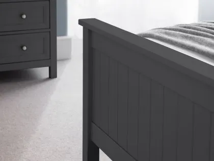 Julian Bowen Maine 3ft Single Anthracite Wooden Bed Frame