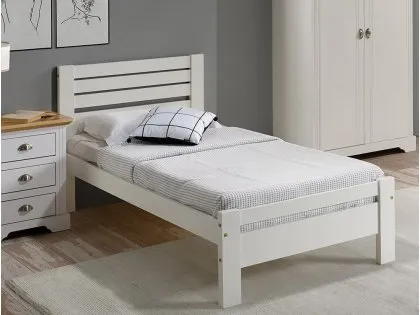 Seconique Toledo White Wooden Bed Frame Seconique Toledo White Wooden Bed Frame