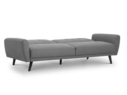 Julian Bowen Monza Grey Linen Sofa Bed