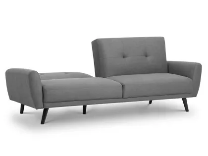 Julian Bowen Monza Grey Linen Sofa Bed