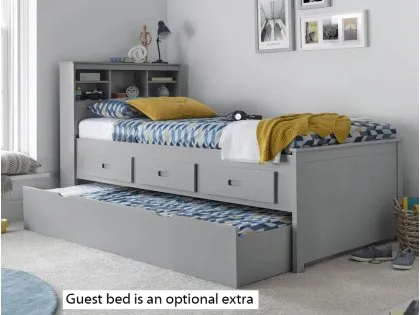Bedmaster Veera Grey Wooden Bed Frame Bedmaster Veera Grey Wooden Bed Frame