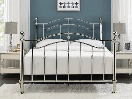 Limelight Callisto 4ft6 Double Chrome Metal Bed Frame