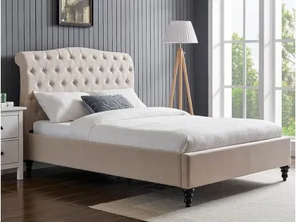 Limelight Flora Natural Fabric Bed Frame Limelight Flora Natural Fabric Bed Frame