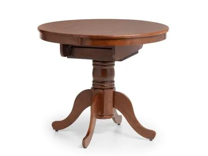 Julian Bowen Canterbury 90cm Mahogany Extending Dining Table Julian Bowen Canterbury 90cm Mahogany Extending Dining Table
