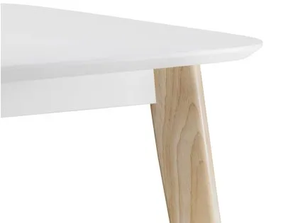 Julian Bowen Casa 120cm White and Limed Oak Dining Table