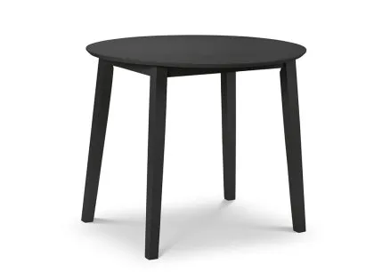 Julian Bowen Coast 90cm Black Drop Leaf Dining Table Julian Bowen Coast 90cm Black Drop Leaf Dining Table