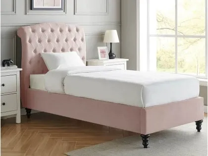 Limelight Rosa Pink Fabric Bed Frame Limelight Rosa Pink Fabric Bed Frame