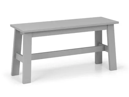 Julian Bowen Kobe 92cm Grey Dining Bench Julian Bowen Kobe 92cm Grey Dining Bench