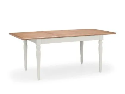 Julian Bowen Provence 150cm Grey and Oak Extending Dining Table