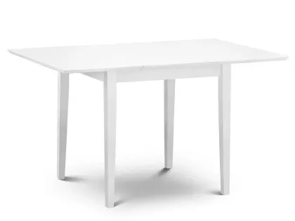 Julian Bowen Rufford 80cm White Extending Dining Table