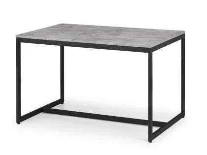 Julian Bowen Staten 120cm Concrete Effect Dining Table Julian Bowen Staten 120cm Concrete Effect Dining Table