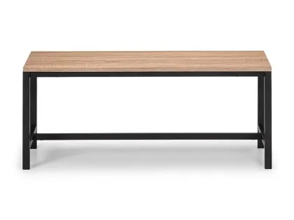 Julian Bowen Tribeca 110cm Sonoma Oak Dining Bench