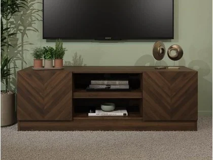 GFW Catania Royal Walnut 2 Door TV Cabinet GFW Catania Royal Walnut 2 Door TV Cabinet