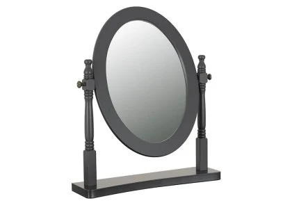 Seconique Contessa Grey Wooden Dressing Table Mirror Seconique Contessa Grey Wooden Dressing Table Mirror