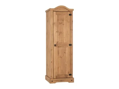 Seconique Corona Pine 1 Door Single Wardrobe Seconique Corona Pine 1 Door Single Wardrobe