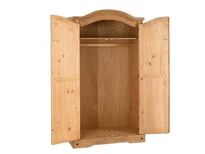 Seconique Corona Pine 2 Door Double Wardrobe