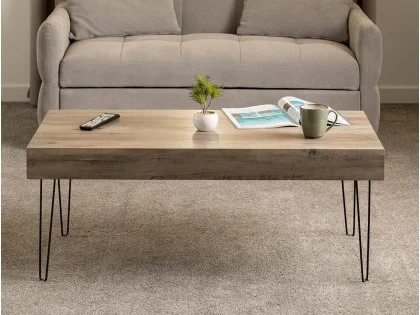 Seconique Troy Rustic Oak Coffee Table Seconique Troy Rustic Oak Coffee Table