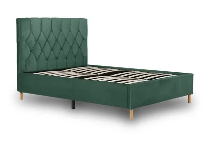 Birlea Loxley 4ft Small Double Green Fabric Bed Frame