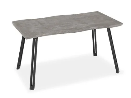 Seconique Quebec Wave 140cm Concrete Effect Dining Table Seconique Quebec Wave 140cm Concrete Effect Dining Table