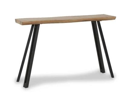 Seconique Quebec Wave Oak Effect Console Table Seconique Quebec Wave Oak Effect Console Table