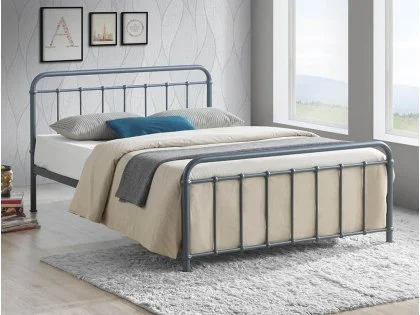 Time Living Miami Grey Metal Bed Frame Time Living Miami Grey Metal Bed Frame